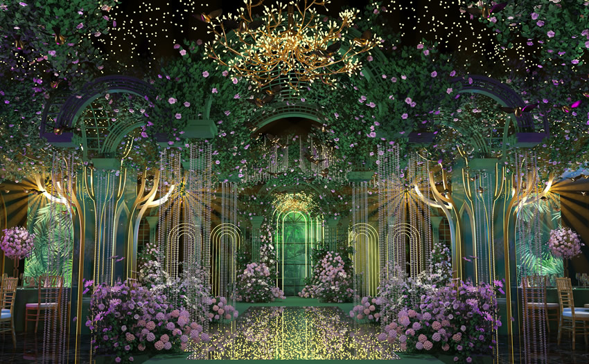 甘洛奇妙森林婚礼堂效果展示